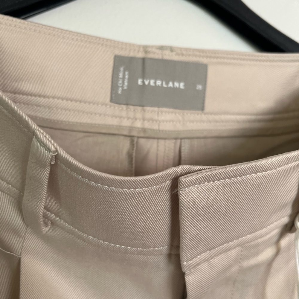 Everlane The Way-High Drape Pant In Sandstone nwt - Picture 7 of 10